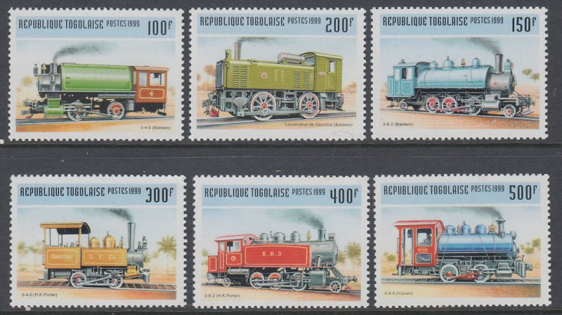 Togo 1911H-1911M Trains MNH VF