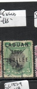 LABUAN  (P2707B)  5C JUBILEE   BIRD   SG 86   VFU 