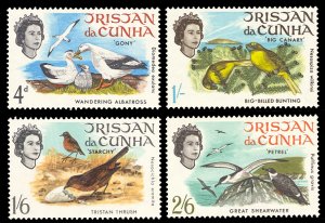 Tristan da Cunha 1968 Scott #116-119 Mint Never Hinged