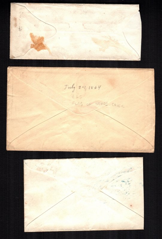 United States  65  used covers 3 diff