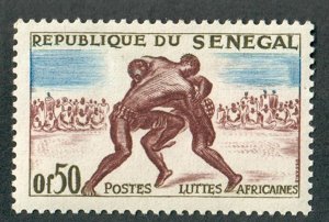 Senegal #202 Mint Hinged single
