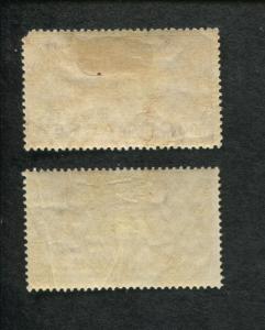 Set of 2 1928 Italy Air Mail Postage Stamps #C3-C4