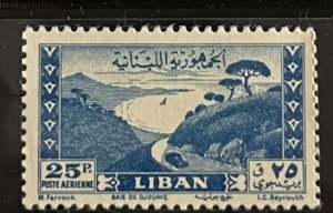 Lebanon, 1949, SC 147A, MLH. Very Fine