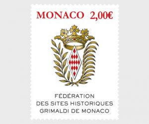 2024 Monaco Grimaldi Historical Sites Federation (Scott NA) MNH