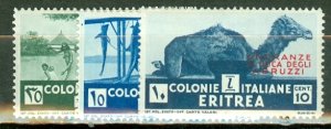 KN: Eritrea 168-71, 174 mint CV $76.50; scan shows only a few