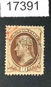 MOMEN: US STAMPS # 150 USED $39 LOT #17391