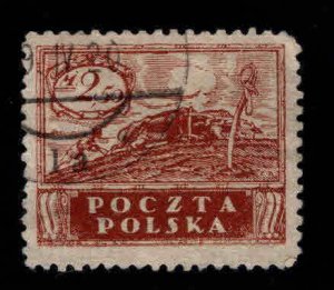 Poland Scott  107 Used Cavalryman stamp