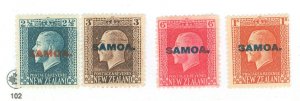 Samoa (Western Samoa) #132-135 Unused Single (Complete Set)