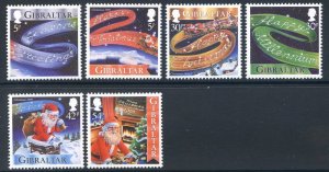 1999 Gibraltar Christmas Set SG897/902 Unmounted Mint