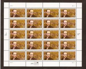 #3221 Stephen Vincent Benet Full Sheet NH