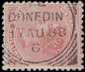 New Zealand #67, Incomplete Set, High Value, 1897, Used