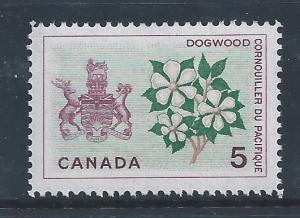 Canada #423i Single Fluorescent Paper Variety MNH10