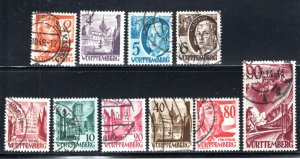 Germany  8N28-8N37  Used   VF  CV  $184.40   ....   2340181