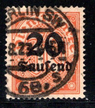 Germany Reich Scott # O30, used, Mi # D89, exp h/s