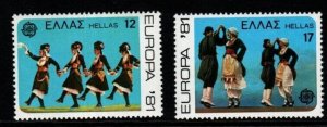 GREECE SG1548/9 1981 EUROPA MNH