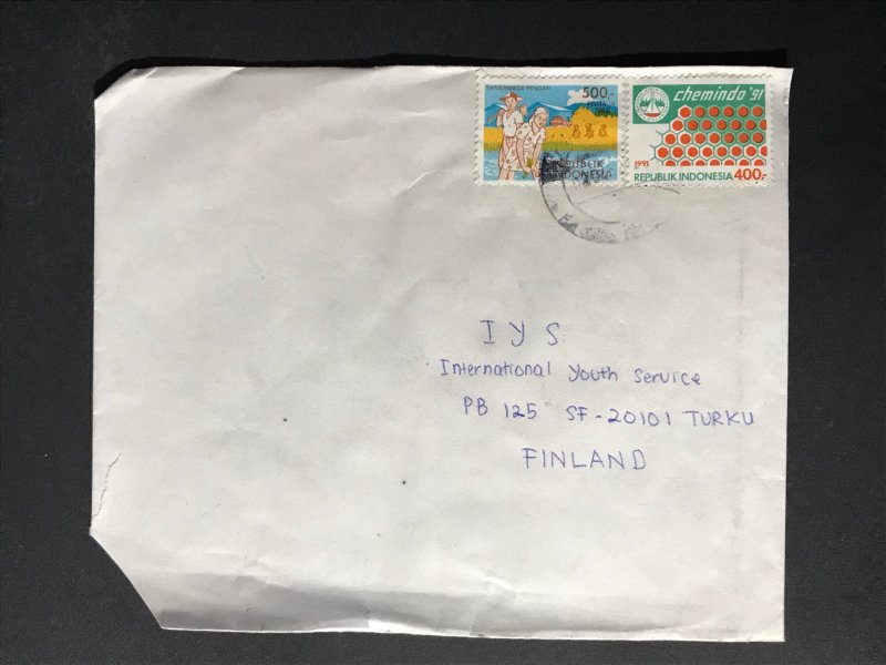 Indonesia #780//B242 Cover to Finland (1970-1999)