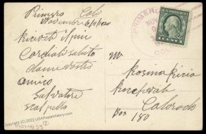 USA 1920 Primero Colorado DPO Purple 4 Bar Helbock R2 Cover 92662