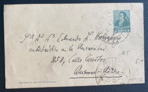 1898 Cordoba Argentina Postal Stationery Postcard Cover To Buenos Aires