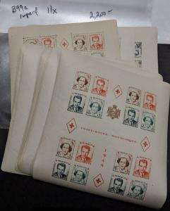 EDW1949SELL : MONACO An Investor's Incredible collection of S/S MNH Cat $31,646.