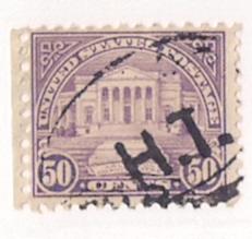 50c 4th Bureau Issue #701 SOTN cancel H.T. (for Hudson Term)