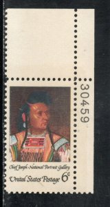 1364 * CHIEF JOSEPH *  U.S. Postage Stamp MNH * UR PL#30459