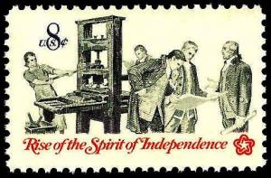 # 1476 MINT NEVER HINGED PRINTER AND PATRIOTS