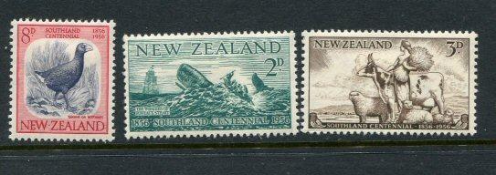 New Zealand #313-5 Mint