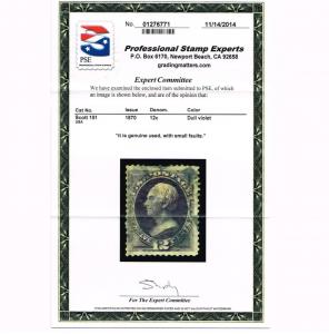 GENUINE SCOTT #151 USED PSE CERT NBNC PRINTING SCV $220  DEALER ESTATE CLOSE-OUT