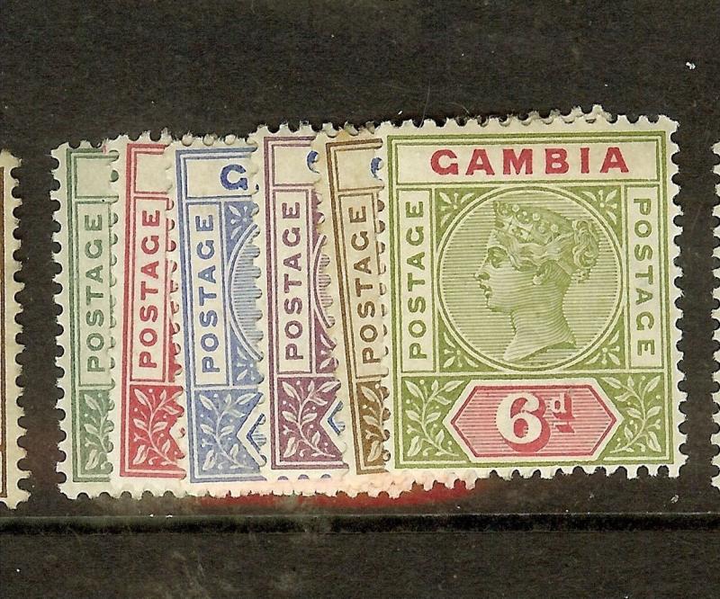 GAMBIA (P2112BB) QV SG37-8, 40-3  MOG