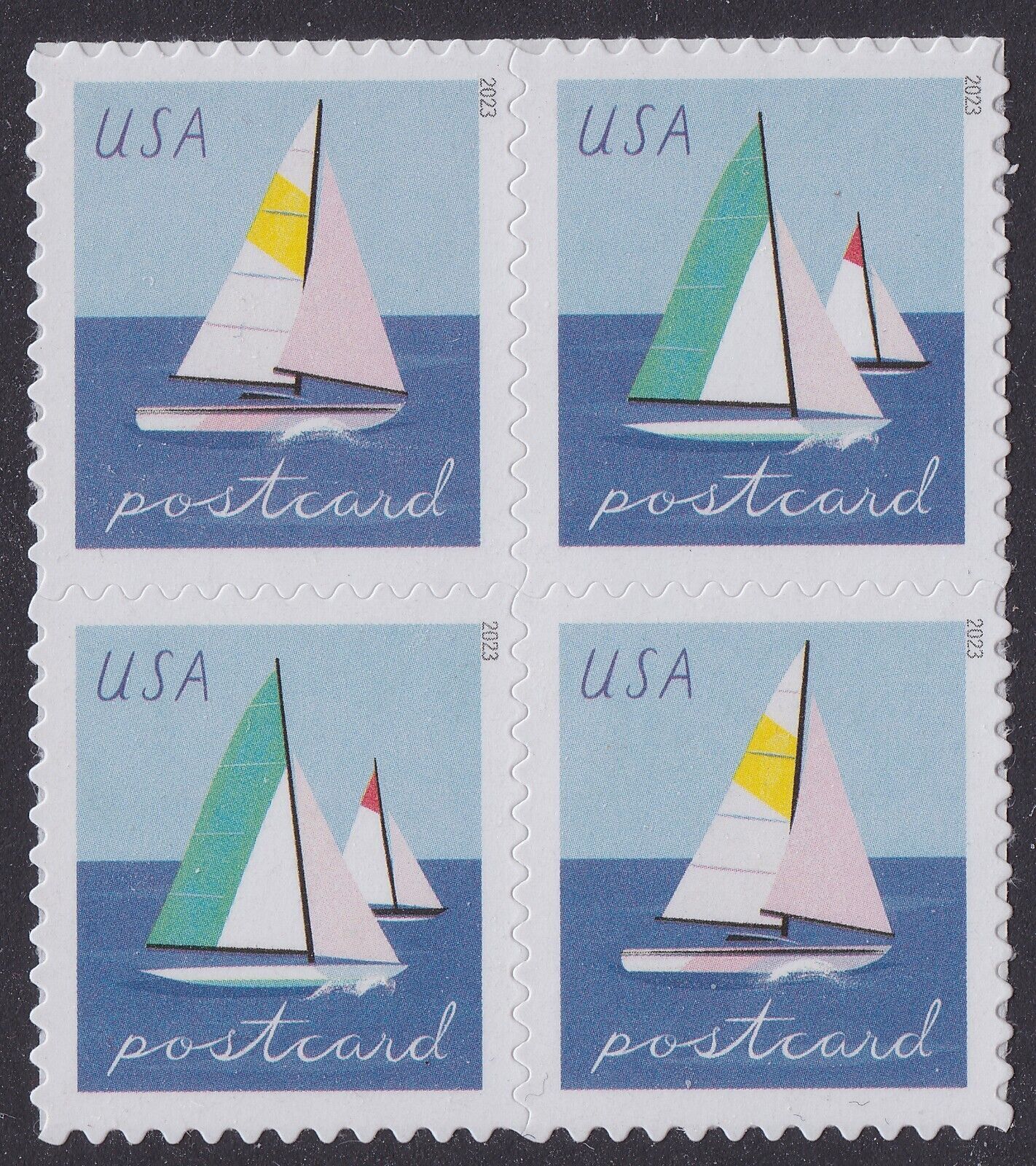 Sailboats Stamps (Sheet of 20)