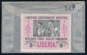 Liberia B19 Unused Research 1954 (L0563)