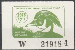 US Michigan 1976 Waterfowl  (S1529)