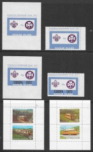 SCOUTING Cinderella Stamp Collection Mint Never Hinged Singles Sheets Imperfs