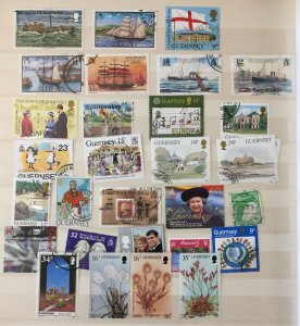 Alderney Guernsey QE Modern Used (100+) AB1970