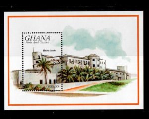 Ghana 1995 - Forts and Castles - Souvenir Stamp Sheet - Scott #1786 - MNH