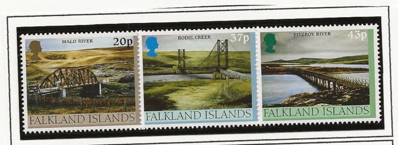 Falkland Is 2000 Bridges set of 3 sg.882-4  MNH