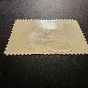 US E3 Mint original gum with a thin & hinge remnant VG stamp CSV 200.00