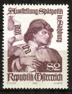 Austria 1972 Exhibition Art Late Gothic in Salzburg Mi. 1393 MNH