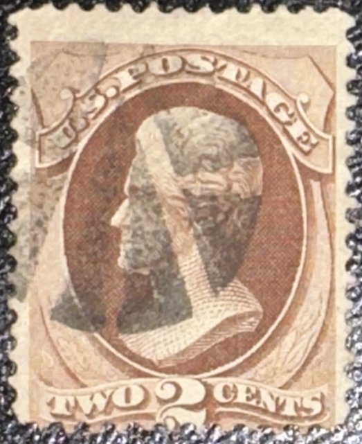Scott #146 1870 2¢ Andrew Jackson used