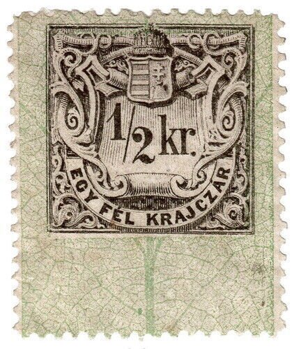 (I.B) Hungary Revenue : Duty Stamp ½kr 