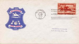 USA 1940 FDC Sc 894 Ioor Cachet Pony Express Anniversary First Day Cover