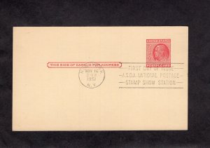 UX38 Franklin, FDC no cachet
