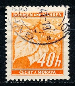 Bohemia and Moravia #25 Single Used