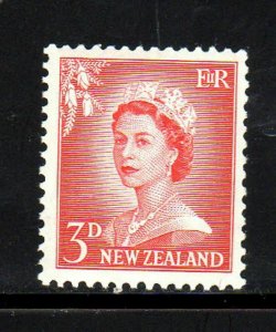 NEW ZEALAND #292  1953  3p  QEII       MINT  VF NH  O.G