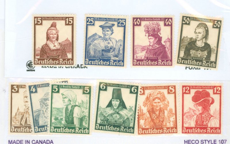 Germany #B69-78  Single (Complete Set)