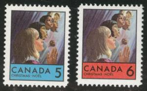 Canada Scott 502-3 MNH** 1969 Christmas set