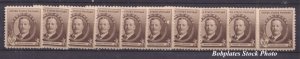 BOBPLATES #888 Remington Wholesale Group of 10 Singles F-VF MNH CV=$17.5