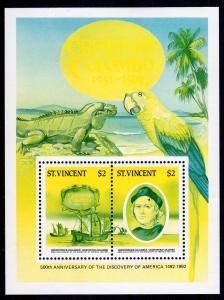 St.Vincent 1986 Sc#936A/B 500th.Anniversary of the Discovery America Color Proof