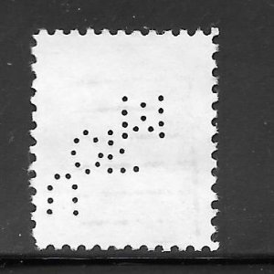 #1510 Used Perfin Single