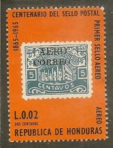 Honduras    Scott  C388    Stamp Centenary    Used